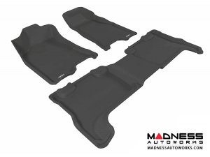Chevrolet Colorado Crew Cab Floor Mats (Set of 3) - Black by 3D MAXpider (2004-2012)